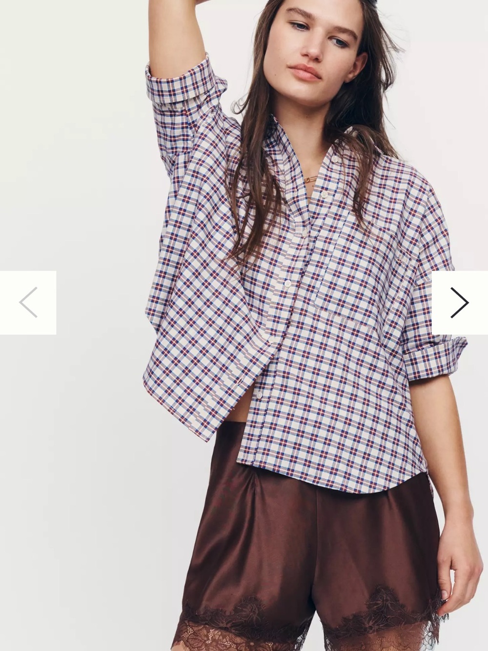 NWT🌷Anthropologie Maeve Mabel Boxy Oxford Shirt